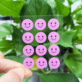 12 Dots Round  Shape with Smile Pink  Colour Acne Patches Hydrocolloid Plaster Pimple Master Invisible Removing Makeup