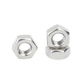 Silvery DIN934 Hexagon Nut M14 Plain Hexagonal Nut 304 Stainless Steel Hex Nut