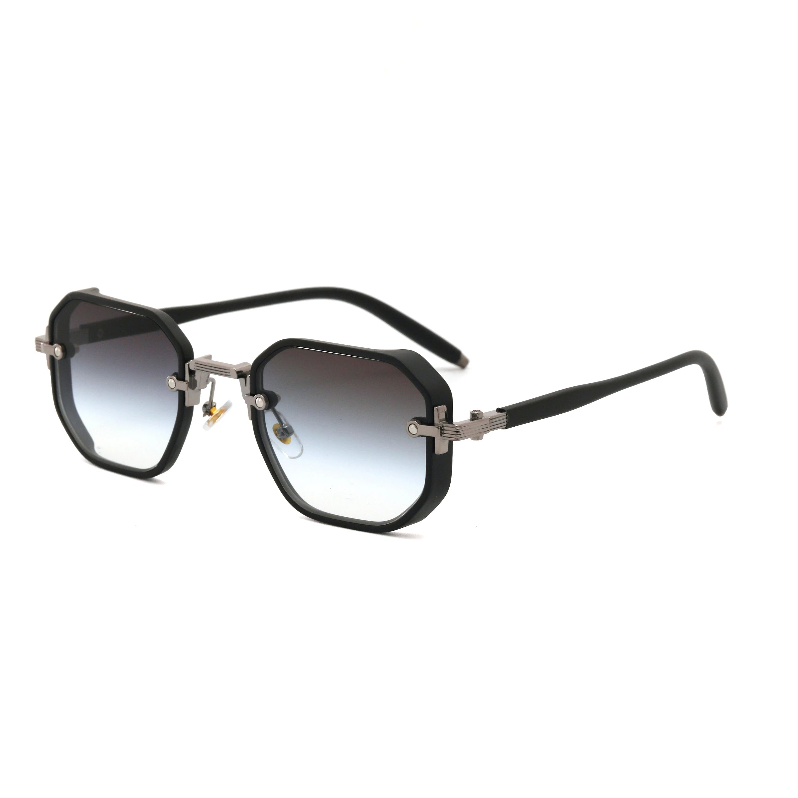 2026 Trendy Luxury Steampunk Designer Metal Frame Shades Vintage High Quality Custom Logo Metal Women Men Sunglasses