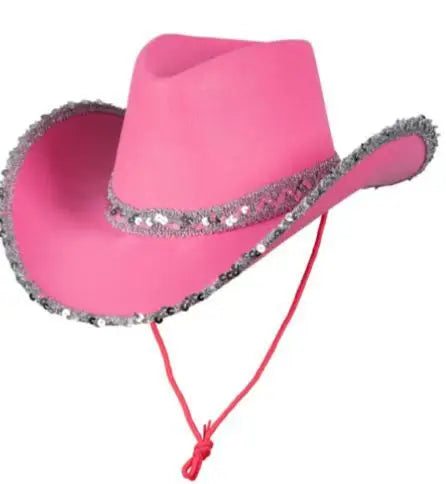 5 Colors Adult Texan Cowboy Hat 5 Colors Fancy Dress Party Accessory