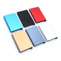 Ready to Ship XZ Men RFID Blocking Aluminum Alloy Slim Wallet Credit Card Holder 3 in 40MM Thickness No Closure Multi-Function