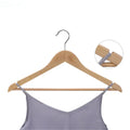 Top Quality YIKAI Wood Hanger Wholesale Natural Factory Retail Wooden Hangers