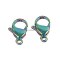 Factory Hot Sale Rainbow Color Lobster Locks Clasps Jewelry Component for Necklace Diy
