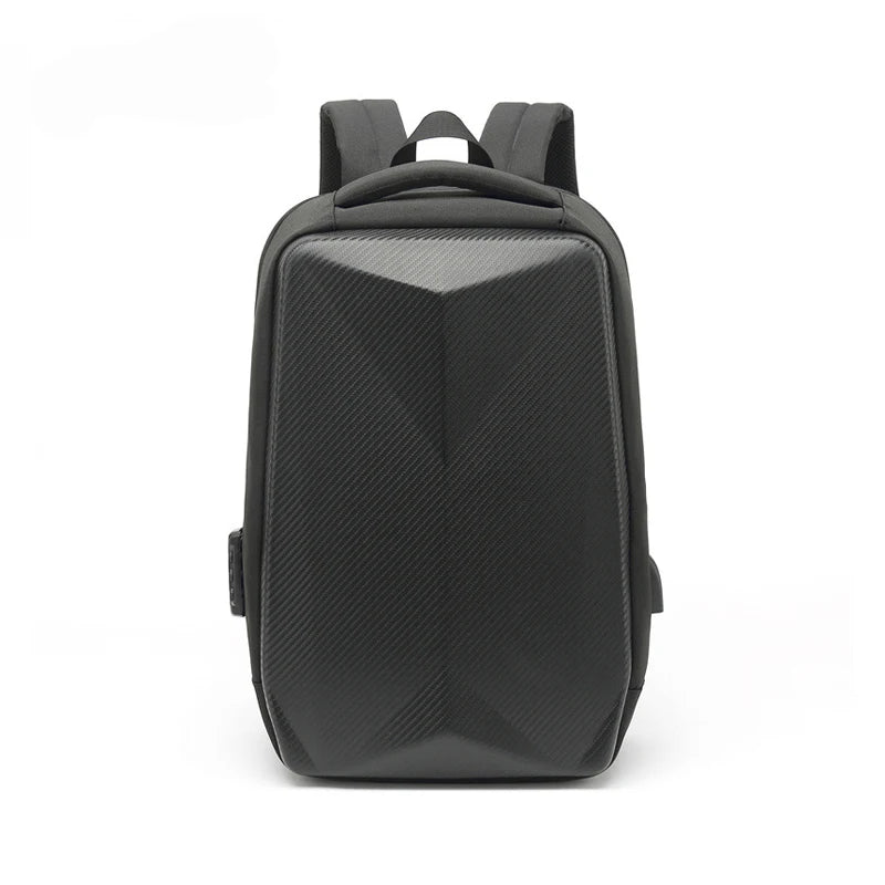 Factory Hot Sell 17.3 Inch USB Waterproof Fashion Unisex 3D Hard Shell EVA Custom Laptop School Backpack with Lock
