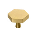 Luxury Gold Hardware Furniture Bedroom Single Hole Solid Brass Copper Modern Door Knobs