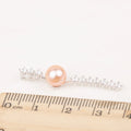 P060685 DIY 7-9mm Natural Freshwater Pearl Pendant Accessory 925 Sterling Silver Engagement Jewelry Necklace for Women