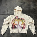 OEM Customized LOGO DTG Print Pattern Hoodie Street Vintage Cropped Hoodie Mens MegaBDM
