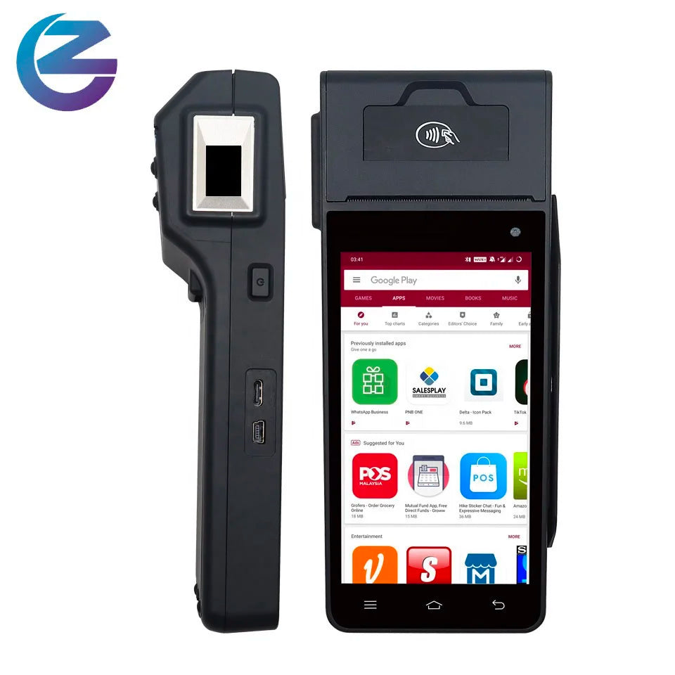 ZCS Z90 Android 12.0 GO 4G WIFI Android Handheld POS EDC Card Swipe Machine with Printer Pos System