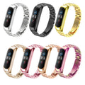 Mijobs Wholesale Metal Bracelet Stainless Steel Watchband Accessories Wristbands for Xiaomi Mi Band 6 5 4 3