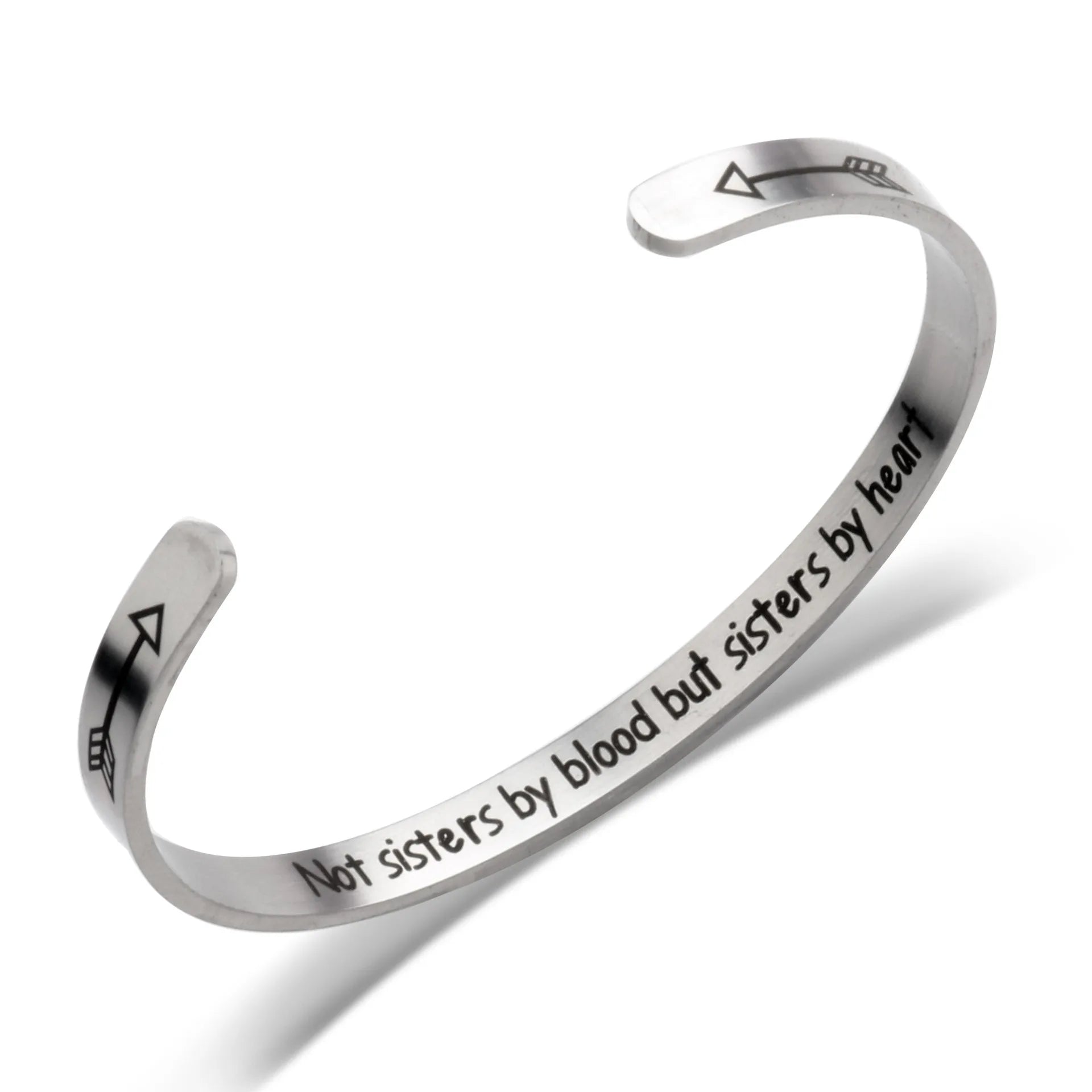 Women's Customized Stainless Steel Adjustable Inspirational Cuff Bracelet New Fashion Design with Engraving