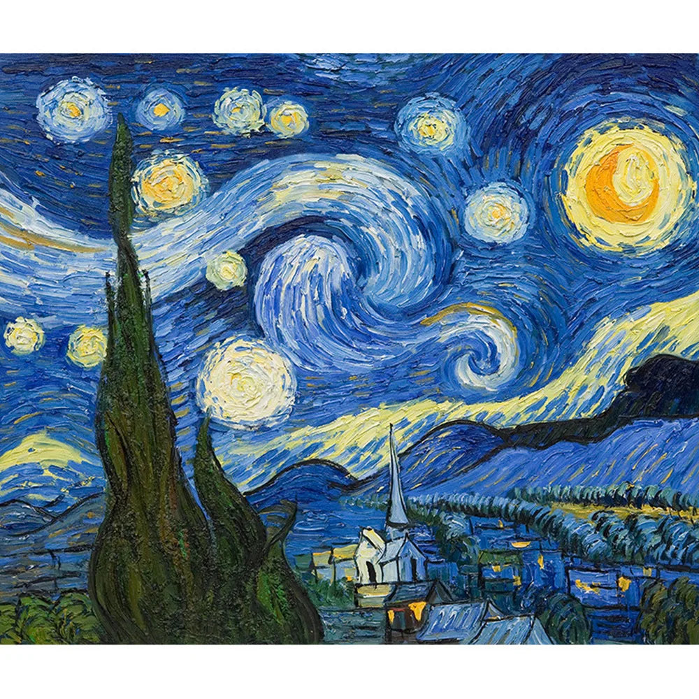 New Design Home Decoration Paintings Art 5D Diy Van Gogh Diamond Painting Kits Full Drill Art Diamond Painting