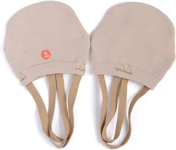 Knitted Half Sole Toe Shoes Socks for Professional Rhythmic Gymnastic Competition or Ballet Dance