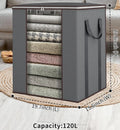 Large Capacity Quilt Blanket Storage Organizer Wardrobe Clothes Dustproof Bag With Clear PVC Window Storage Bag