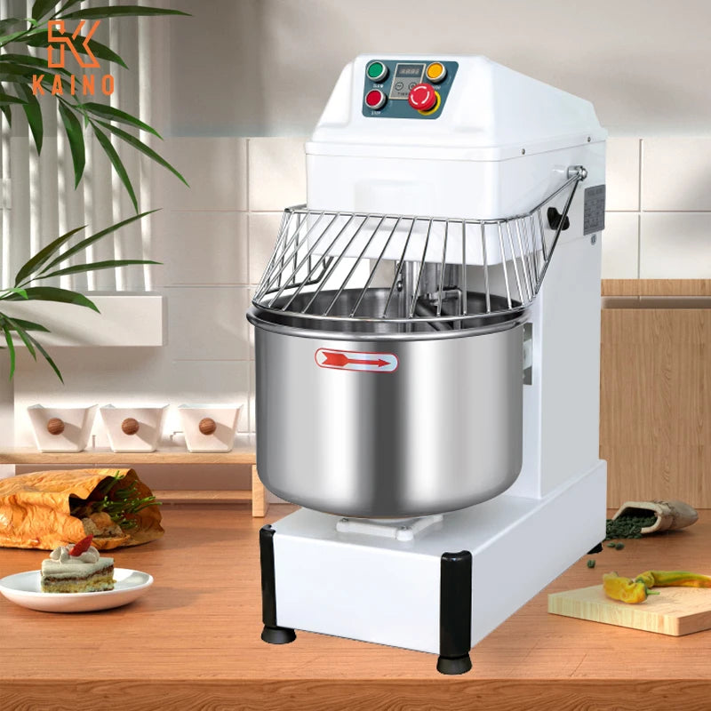 Automatic Dough Mixer Machine Bakery Equipment Wheat & Corn Dough Divider Maker with Spiral Technology 1 Year Warranty