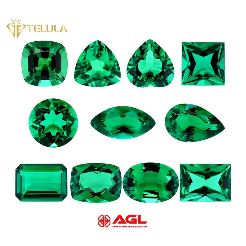 Synthetic Green Zambia Emeralds Brazilian Afghanistan Lab Emerald Stone Prices Colombian Emerald