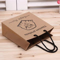 Promotional Kraft Shipping Bags Wholesale Custom Packing Paper Shopping Bag With Your Own Logo