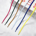 Supply Round Shoelaces Boots Use Classic Design Braided 5mm Round Polyester Rope Shoe Laces