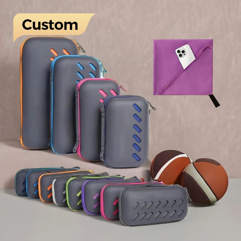 Custom Logo Microfiber Sport Towel Quick Dry Sand Free Sweat Absorbent for Workout Fitness Gym Bath Towel