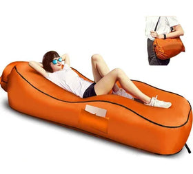 Outdoor Camping Beach Portable Inflatable Air Sleeping Sofa Inflatable Lounger Air Lazy Sofa
