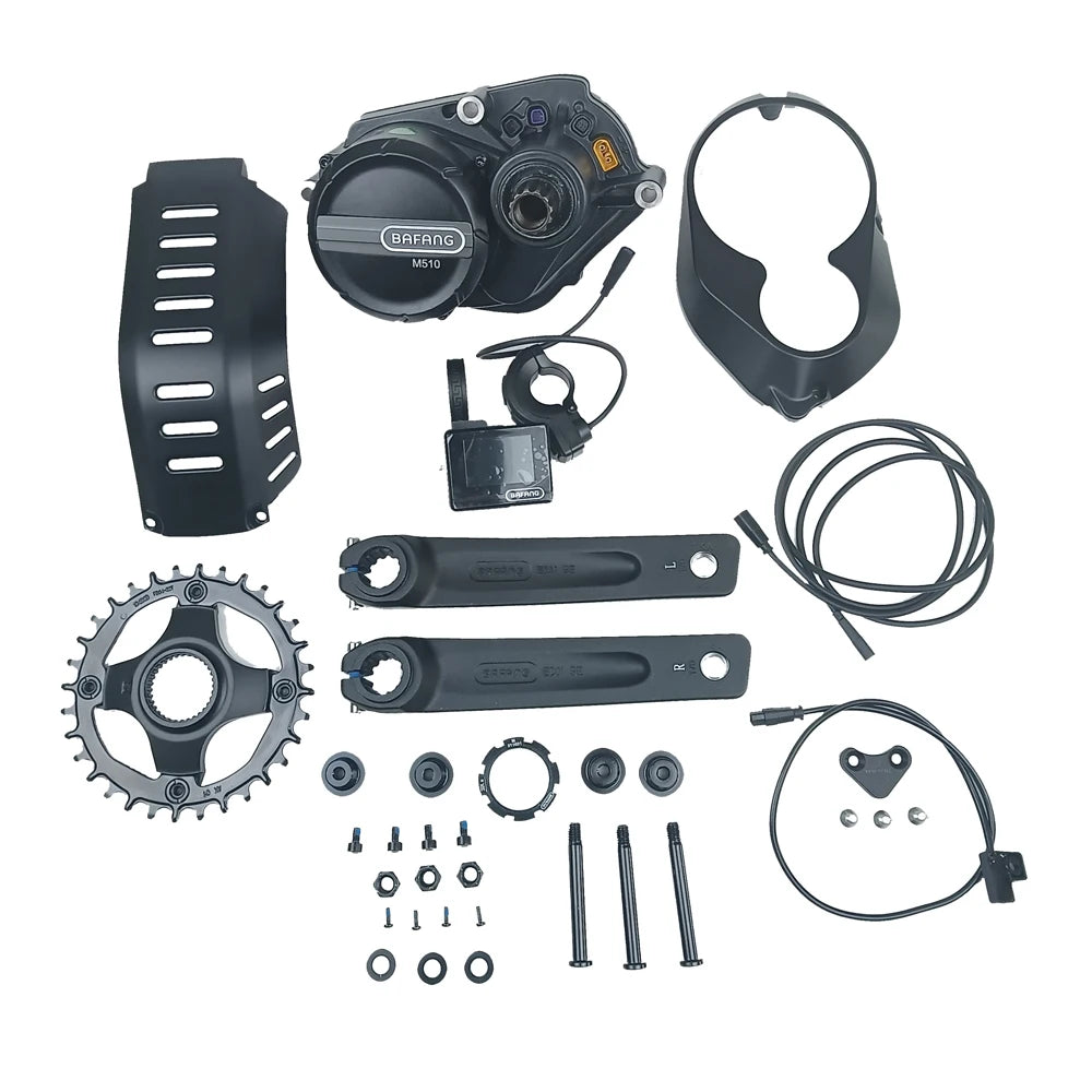 Bafang M510 Electric Bike Center Motor Kit Electric Mountain Bike Mid Drive Motor for EMTB Frame Torque 95NM