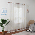 Wholesale Luxury European Design Sheer Embroidery Tulle Curtains Embroidered Drapes with Lace Edge for Home Living Room Bedroom