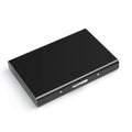 Personalized Aluminum Stainless Steel Credit Card Holder Case - Branded Business Gifts Card Wallet for Men