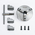 Lathe Chuck 125mm SANOU 3 Jaw Self-Centering Chuck K11-125 Precision Manual Metal Lathe Chuck for Mini Lathe WM210V