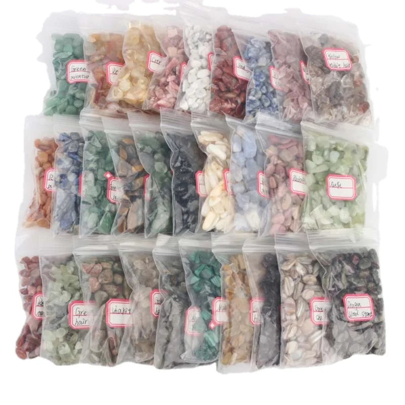 Wholesale Natural Raw Rough Quartz Healing Stones Rock Crystal Gravels Chips Stone for Decoration