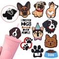Welsh Corgi Pembroke Straw Toppers Charms Bullies German Shepherd Dogs on Board Pet Lovers Straw Toppers Charms