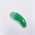 Huiying Luxury Green Aventurine Jade Natural Cosmetic Spoon for Skincare Eye Cream Massage Stick Spatula Popular
