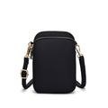 Fashion Ladies Cell Phone Bag Waterproof Nylon Key Holder Sling Bag Small Plain Crossbody Phone Bag for Mobile Phone