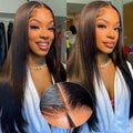 Glueless Ready and Go Wigs Straight HD Lace Closure Human Hair Wigs Raw Vietnamese Hair Lace Frontal Wig for Black Women