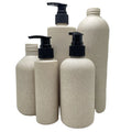 Eco Friendly 100ml 250ml 300ml 400ml 500ML Lotion Pump Bottle Biodegradable Skincare Refillable Shampoo Shower Gel Pump Bottles