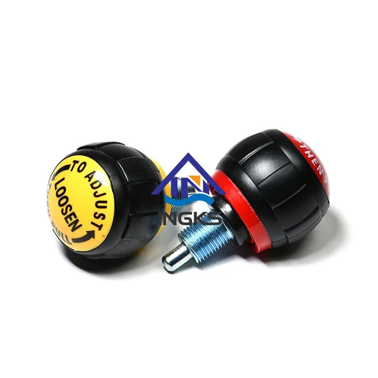 M16 M18 Galvanized DGA DGC Ball Konb Head Indexing Plungers for Fitness Equipment