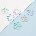 Document Organizing Cherry Blossom Bookmark Marking Clip Shape Paper Clips Decorative Planner Paper Clips Sakura Paperclip