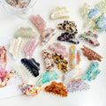 Wholesale Korean Fashion Girls Hair Accessories 10.5cm Large Cloud Acetate Claw Clips Simple and Elegant Women Hair Clips