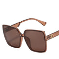 Luxury New Design Fashion Big square Frame Women Men Sunglasses Outdoor Driving Eyewear