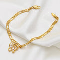Women Anklet Bracelet Gold Plated Feet Jewelry Charm butterfly Anklet