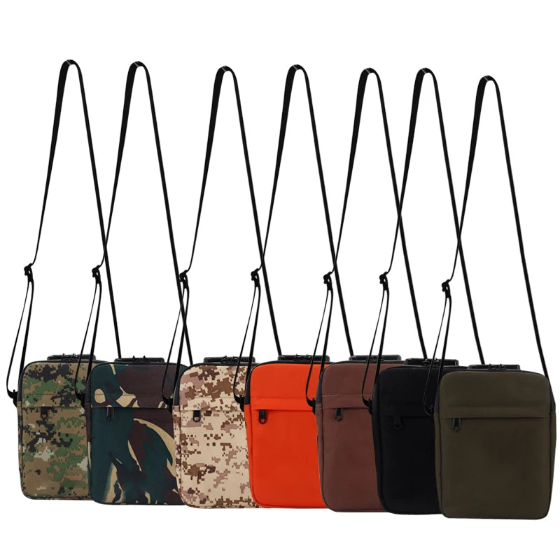 Wholesale Custom Carbon Lined Stash Smellproof Crossbody Messenger Side Bag Men Smell Proof Sling Shoulder Bags with Lock