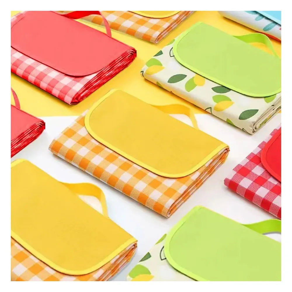 Good Price Custom Design Printed Oxford Fabric Waterproof Picnic Blanket Portable Foldable Beach Mat for Outdoor Activities