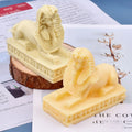 B-3547 DIY Fondant Cake Decorating Tools Egypt Pharaoh Sphinx  Aromatherapy Candle Plaster Handmade Pharaoh Skull Silicone Mold