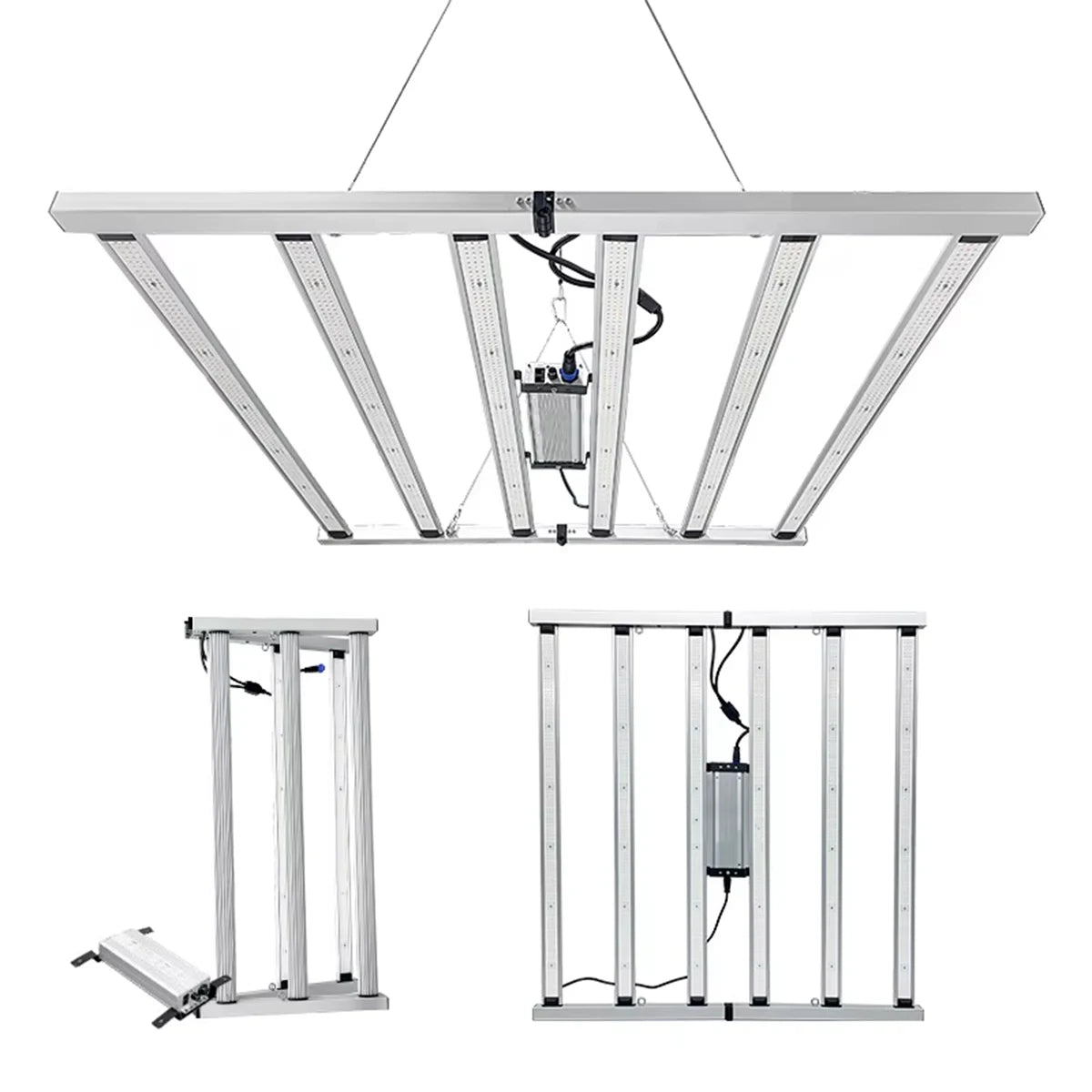 LEDILAND 600W-1000W Indoor Plant LED Grow for Light Full Spectrum 8-Bar Samsung LM301B LM301H Dimmable IP54  Growlampe