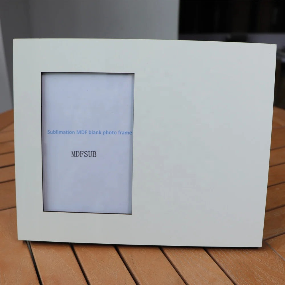 MDFSUB UV Printing DIY Home 8x10" MDF Wooden Custom Blank Sublimation Photo Frame