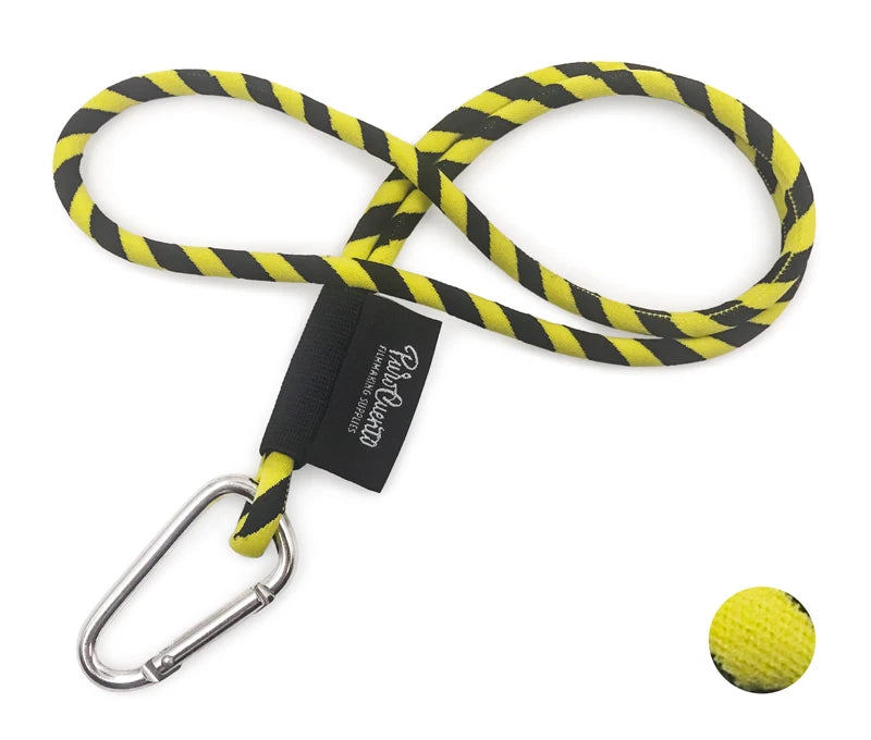 Promotional Elastic Round Lanyard Printed Design Jacquard Woven Neck Rope Colorful Elastic Lanyard