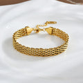 Chunky Chain Snake Chain Choke Necklace Set Stainless Steel Accessories for Women Men Children's for Necklace Bracelet Combos