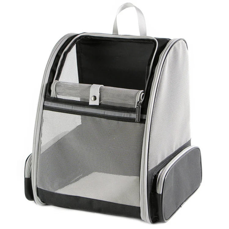 Hot Wholesale Sustainable Travel Bag Oxford Pet Carrier Backpack for Small Animals Fashionable Luxury Design Breathable for Dogs
