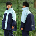 Hot-selling Thickened Two-pieces Kids Raincoat Set  Waterproof  Heavy Rain Hiking Cycling  Raincoat