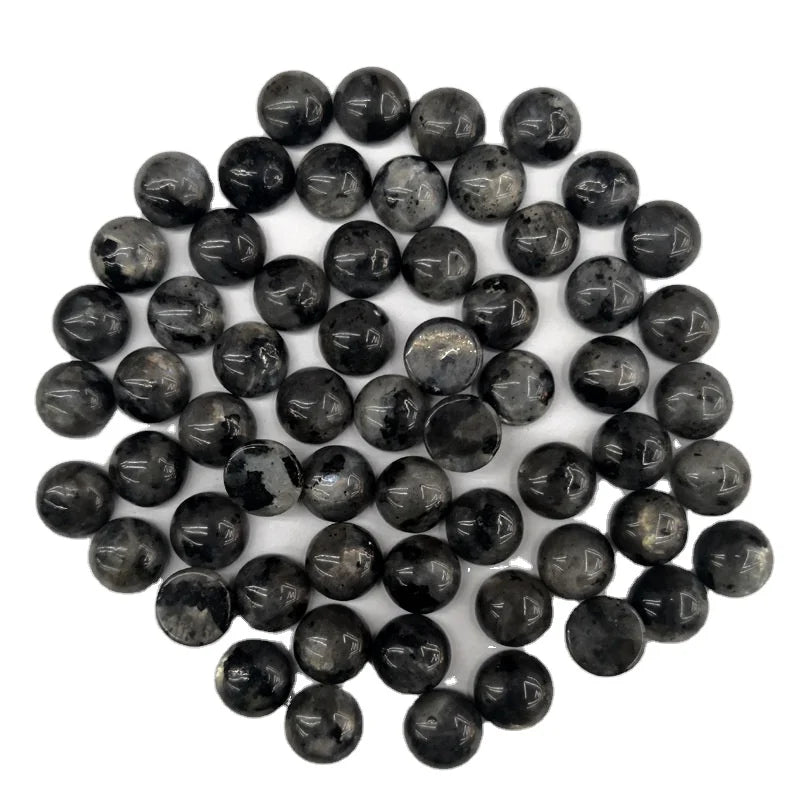 Diy Best Selling Natural 14mm Labradorite Round Cabochon Round Shape Handmade Gemstone Crafts