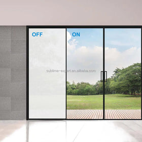PDLC Smart Glass Film for Building & Apartment Switchable Privacy Window & Door Smart Tint Privacy Film Electric Opaque Film
