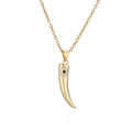 Hip Hop Little Pepper and Eyes Fashion Jewelry Gift Copper Gold Pepper Blue Eye Combination Pendant Necklace